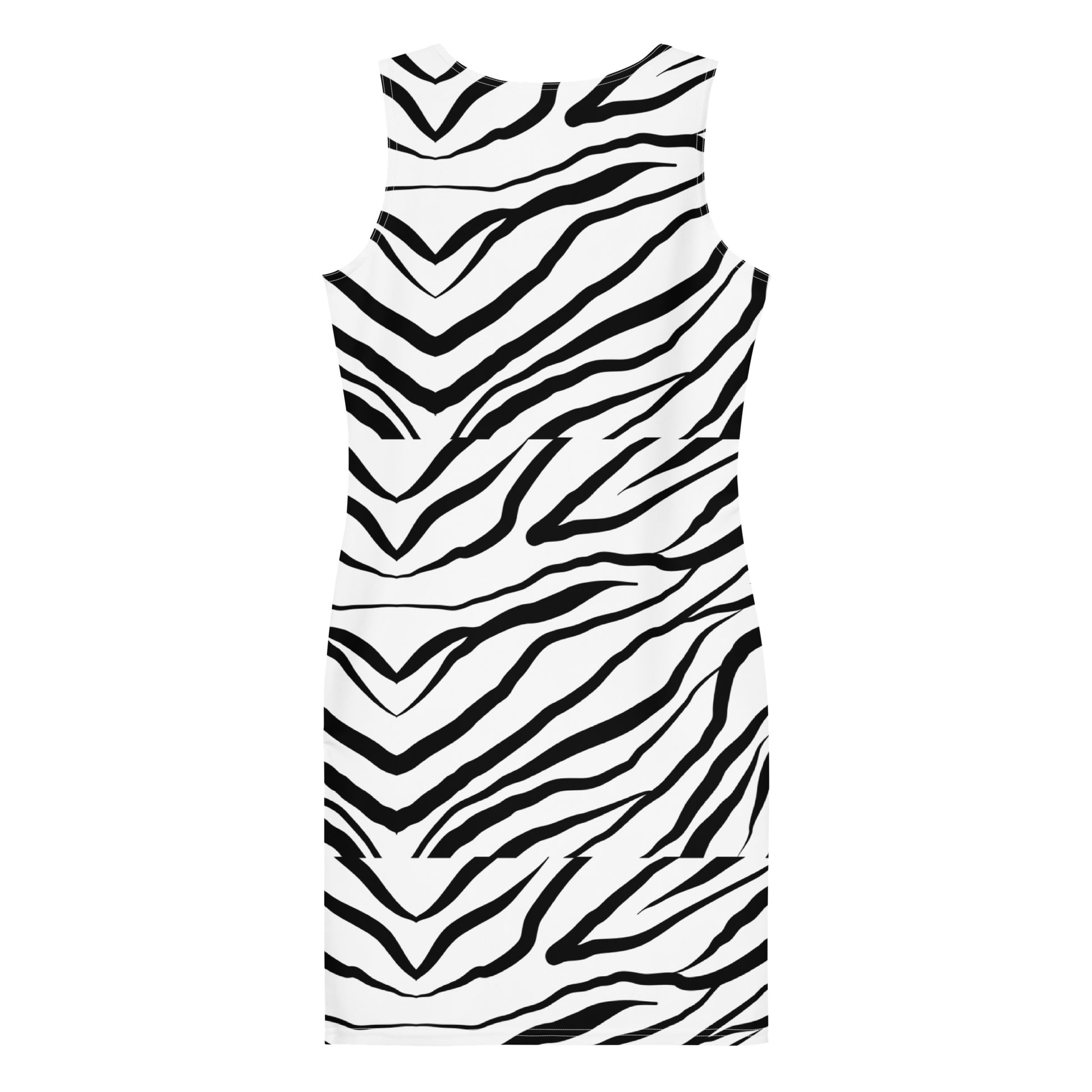 Striped Zebra Vibrance Women's Dress - FLAKOUT