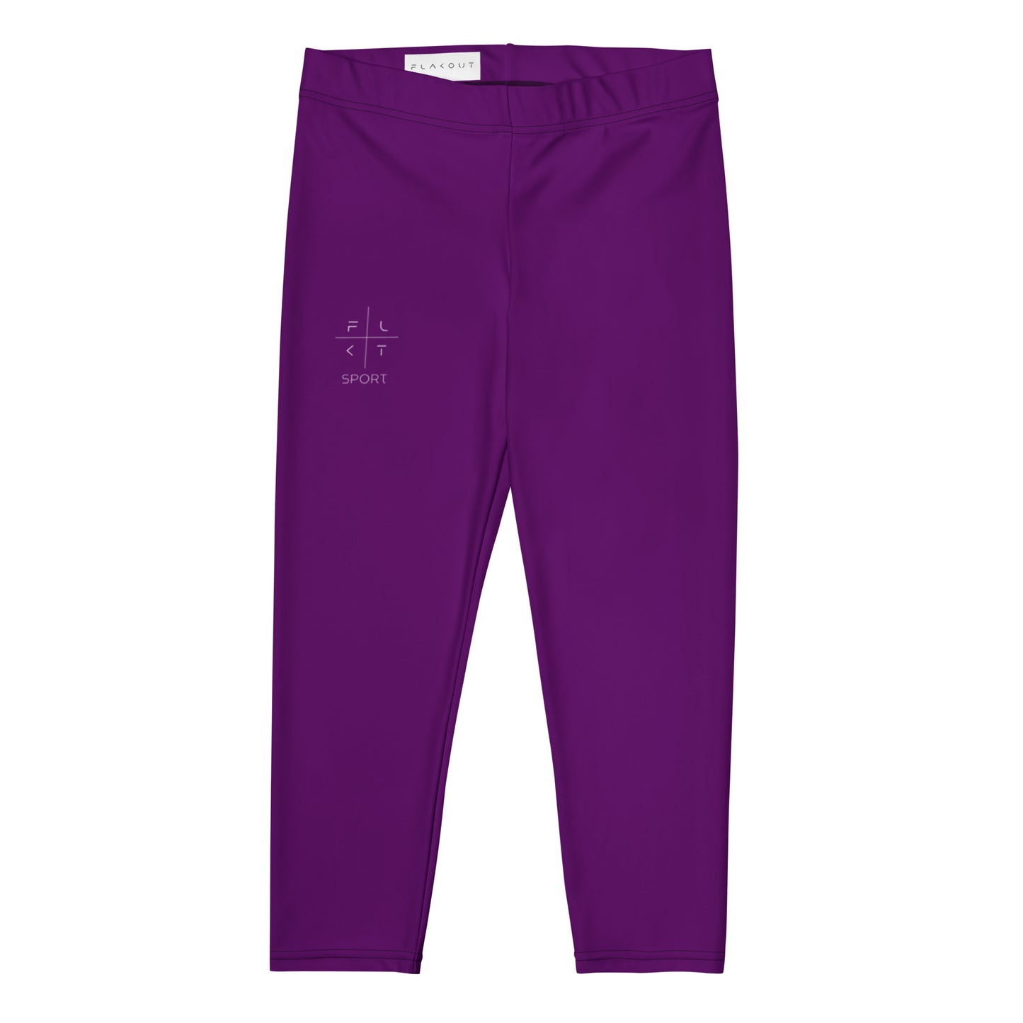 Grape Royale FLAKOUT Sport Women's Capri Leggings - FLAKOUT