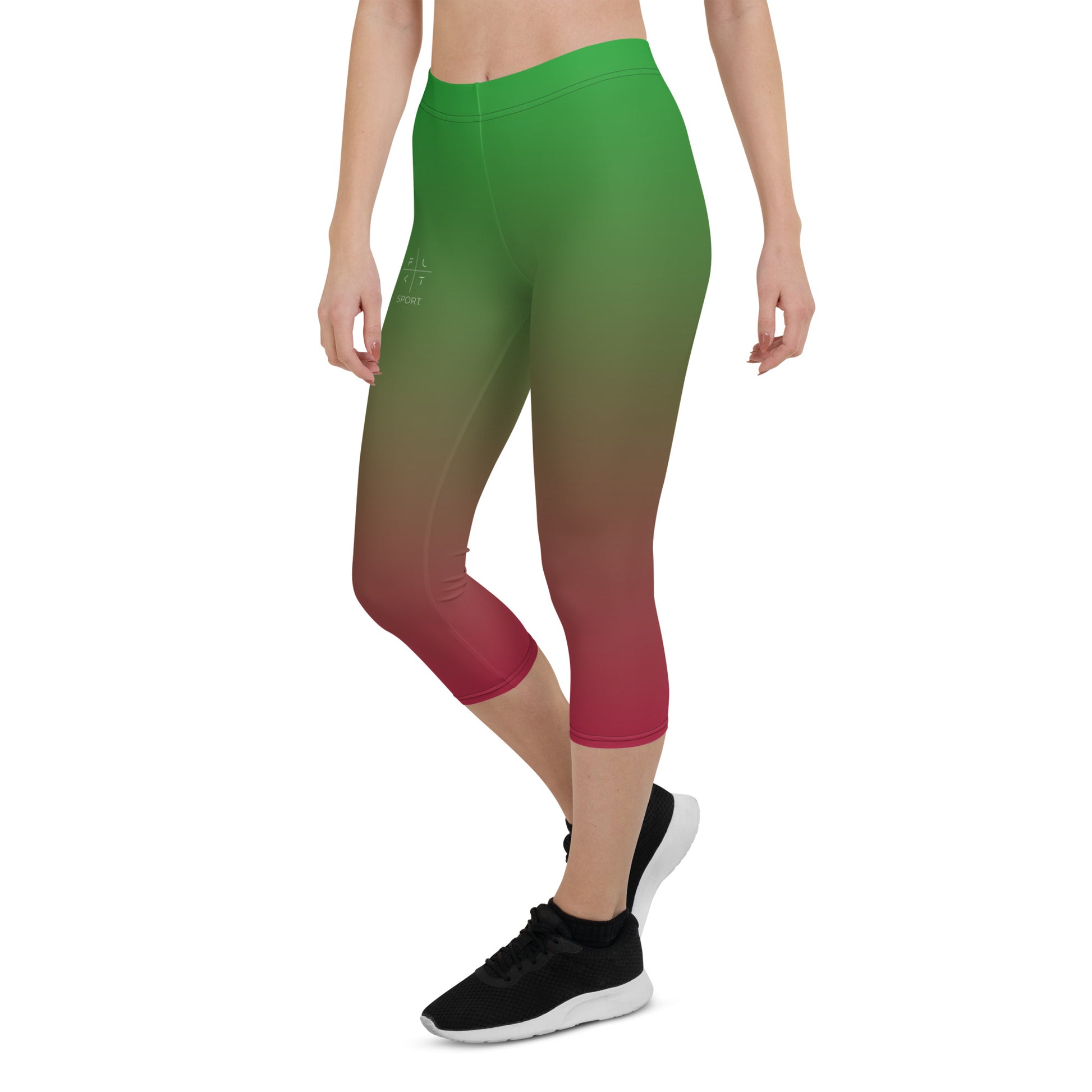 Forest Flame FLAKOUT Sport Women's Capri Leggings - FLAKOUT