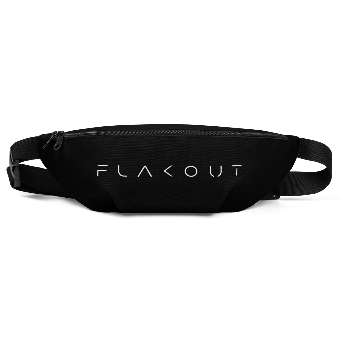 Unisex Water-resistant Fanny Pack - Black - FLAKOUT