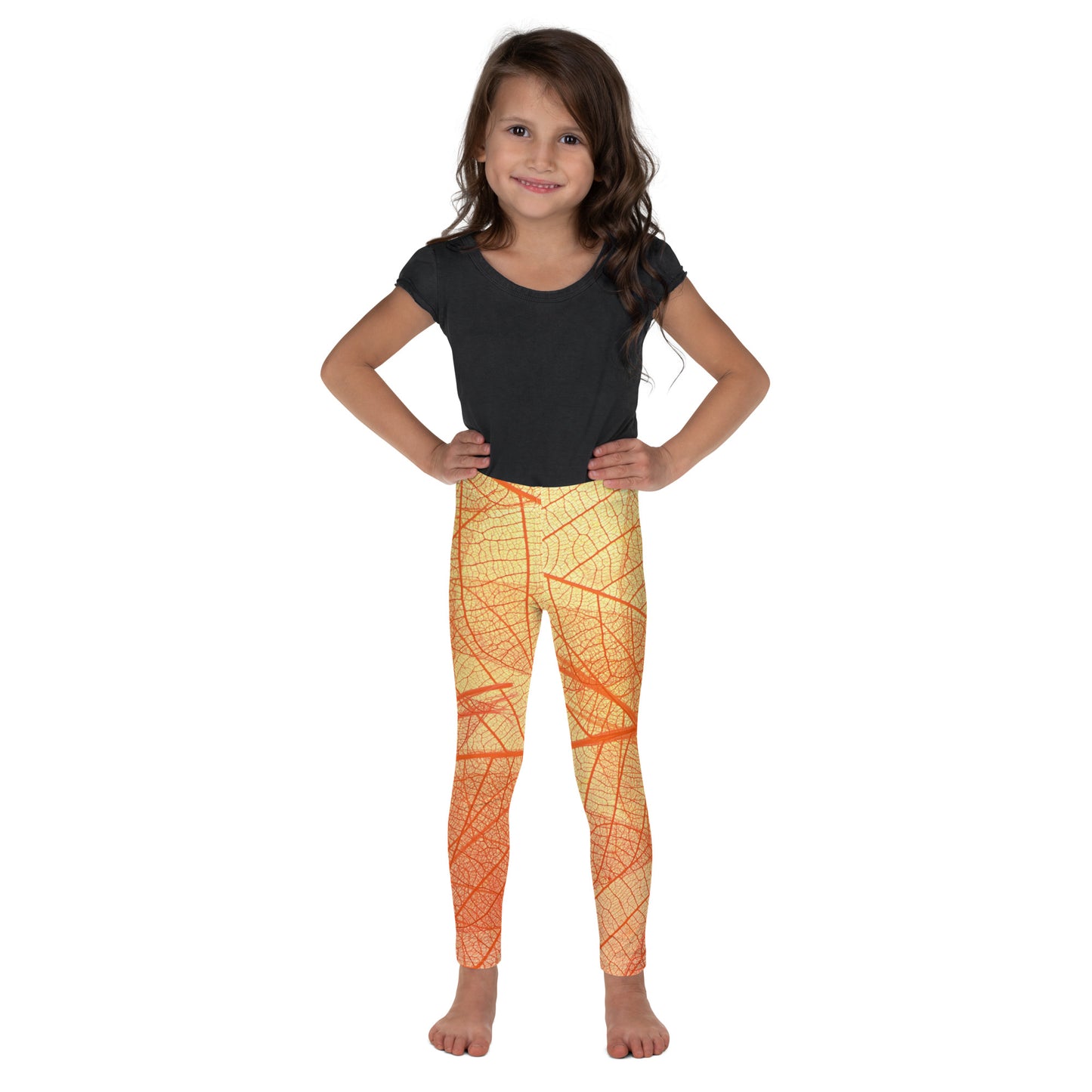 Vermilion Wisps Girl's Leggings - FLAKOUT