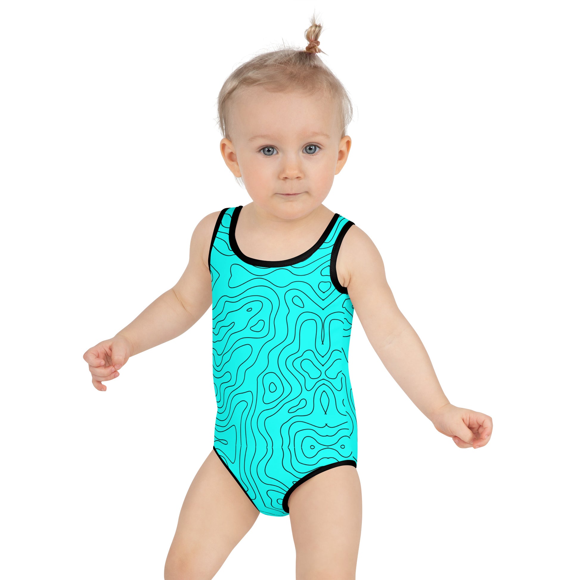 Blue Abyss Girl's Swimsuit - FLAKOUT