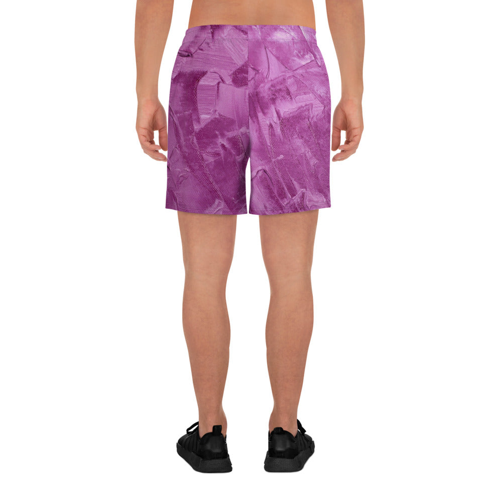 Ebonized Mulberry Men's Swim - Athletic Shorts - FLAKOUT