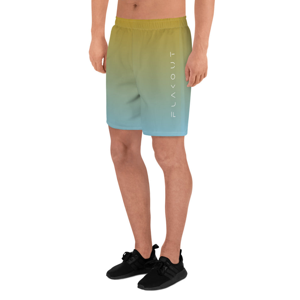 Golden Azure Men's Recycled Shorts - FLAKOUT