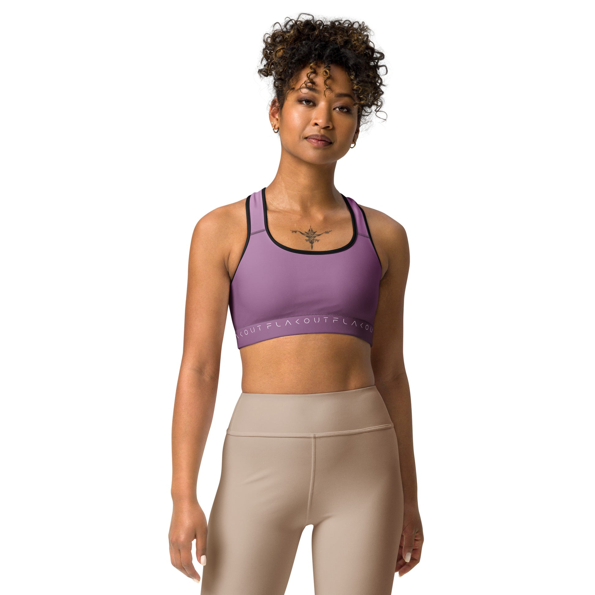 Violet Ecstasy Women's Sports Performance Bra - FLAKOUT