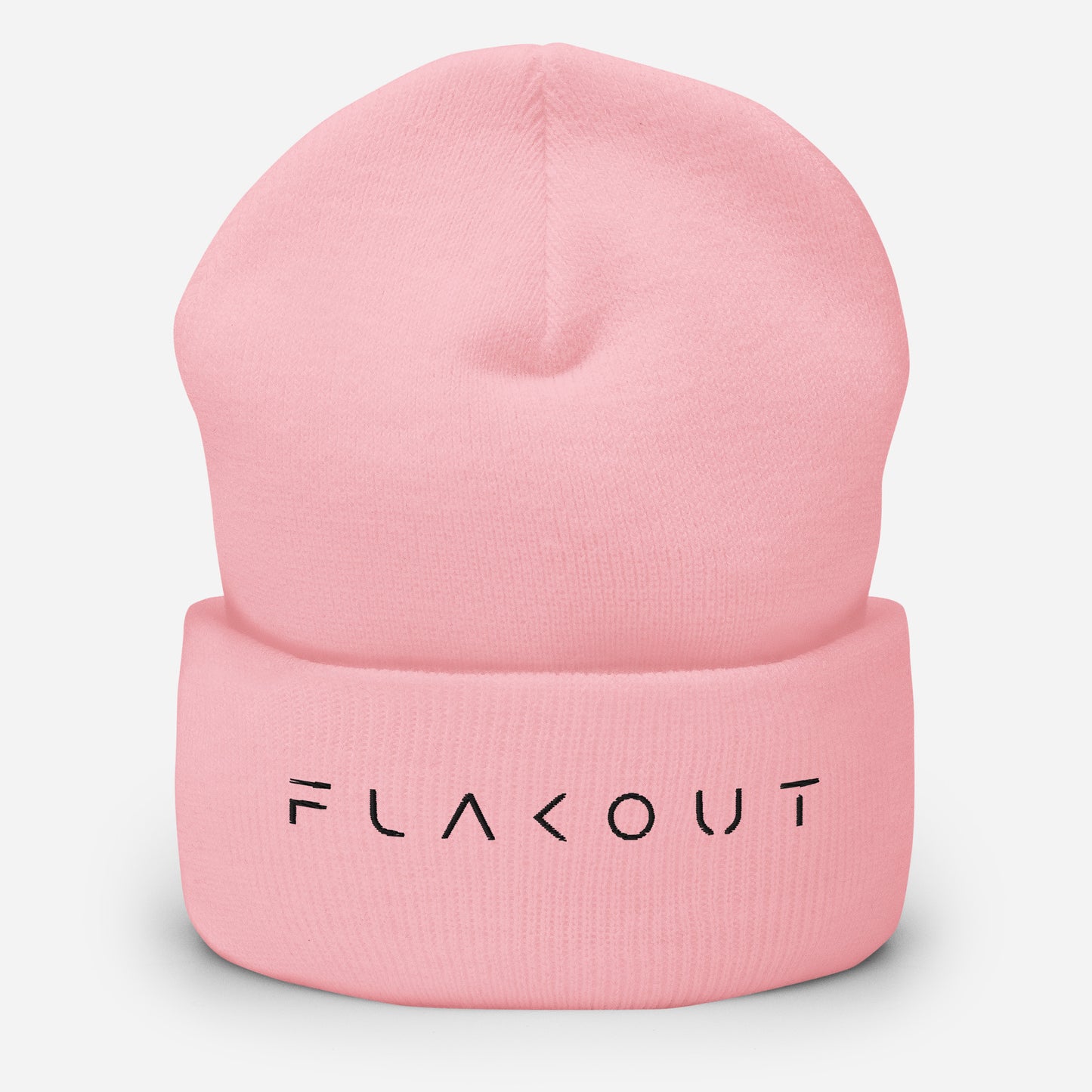 FLAKOUT Logo Embroidered Unisex Cuffed Beanie