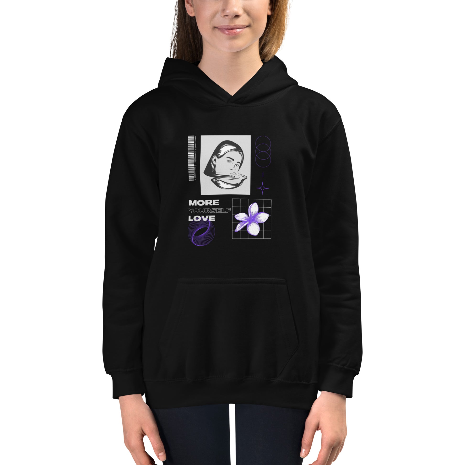 Nurture Yourself Love Yourself More Kid's Hoodie - FLAKOUT