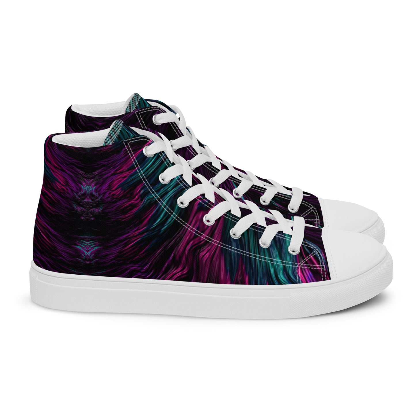 Harmony Fusion Men’s High Top Canvas Shoes - FLAKOUT