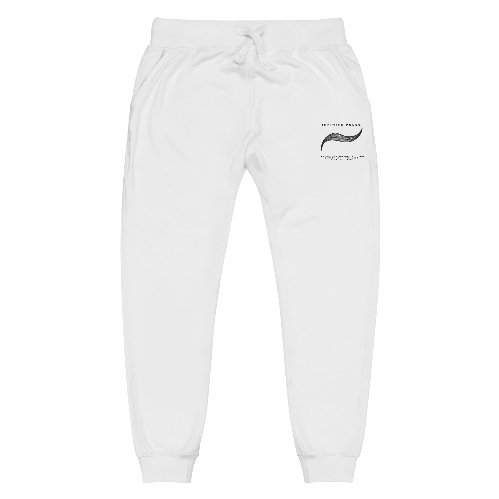 Infinite Pulse Embroidered Unisex Fleece Sweatpants - FLAKOUT