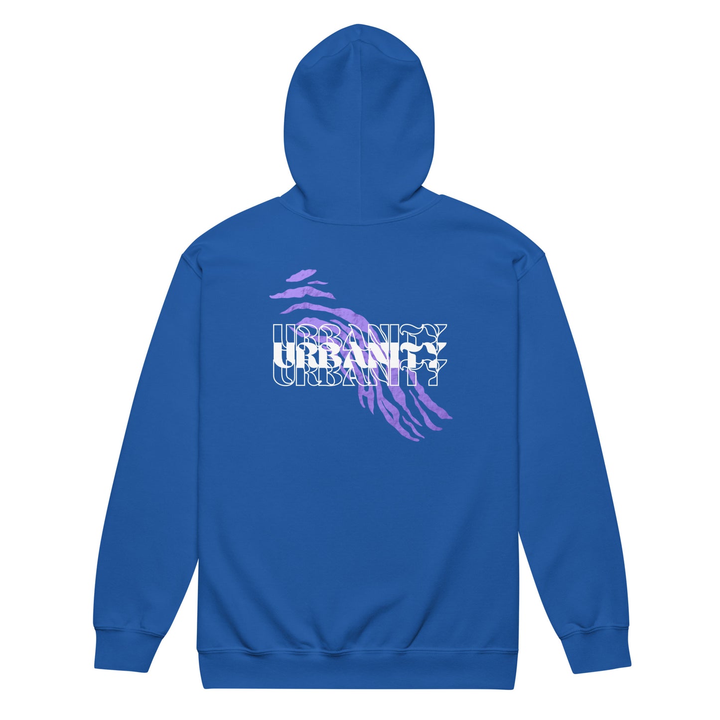 Streetwise Urbanity Heavy Harmony Fusion Zip Hoodie - Royal - FLAKOUT