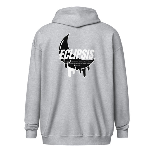 Lunar Eclipsis Heavy Harmony Fusion Zip Hoodie - Sport Grey - FLAKOUT