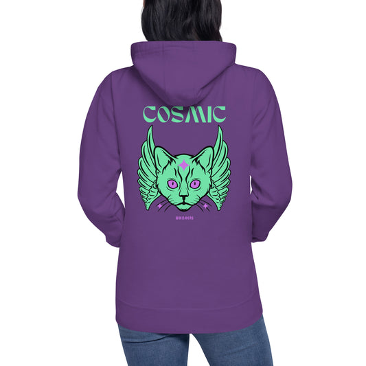 Cosmic Whiskers Unisex Hoodie - FLAKOUT