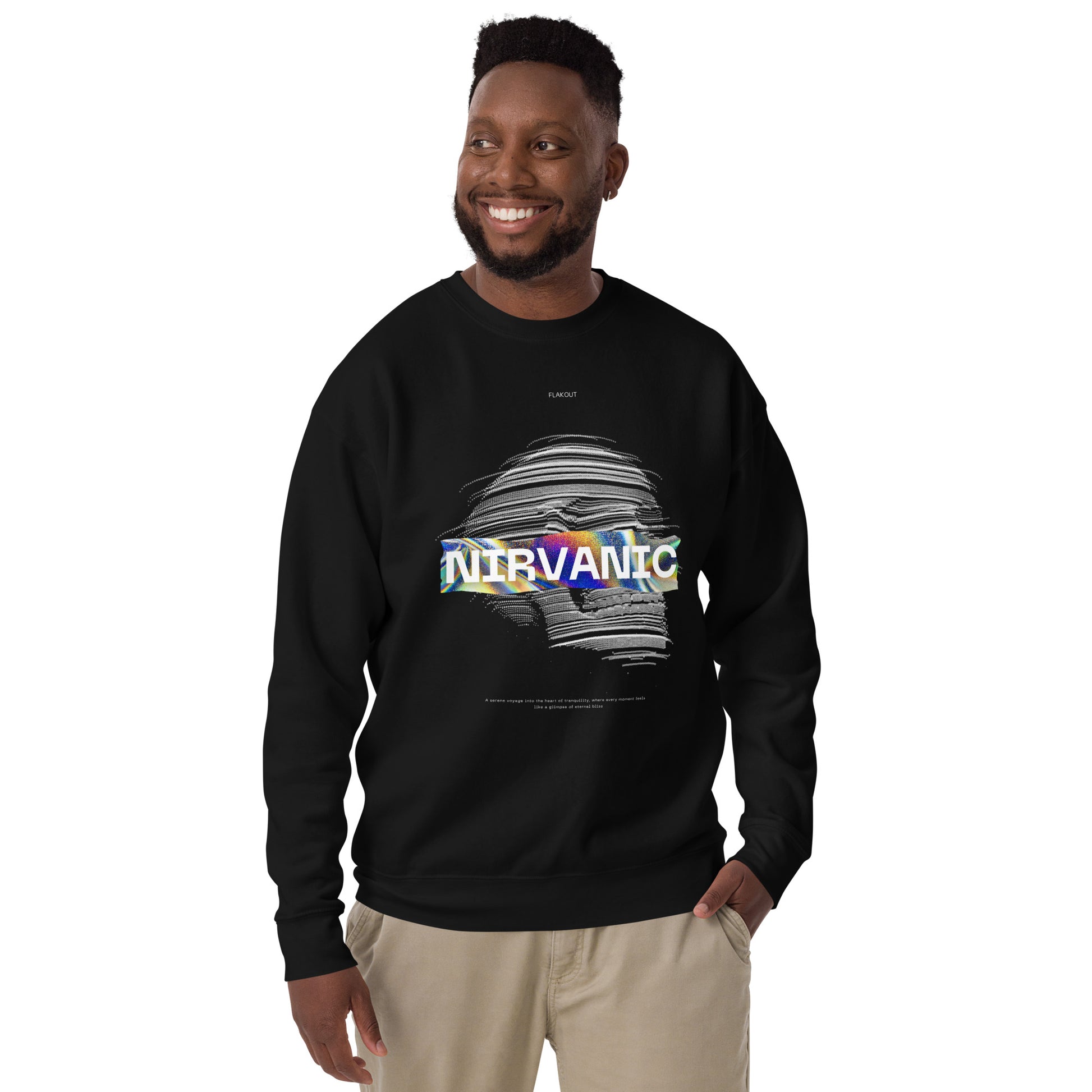 Nirvanic Unisex Fleece Sweatshirt - FLAKOUT