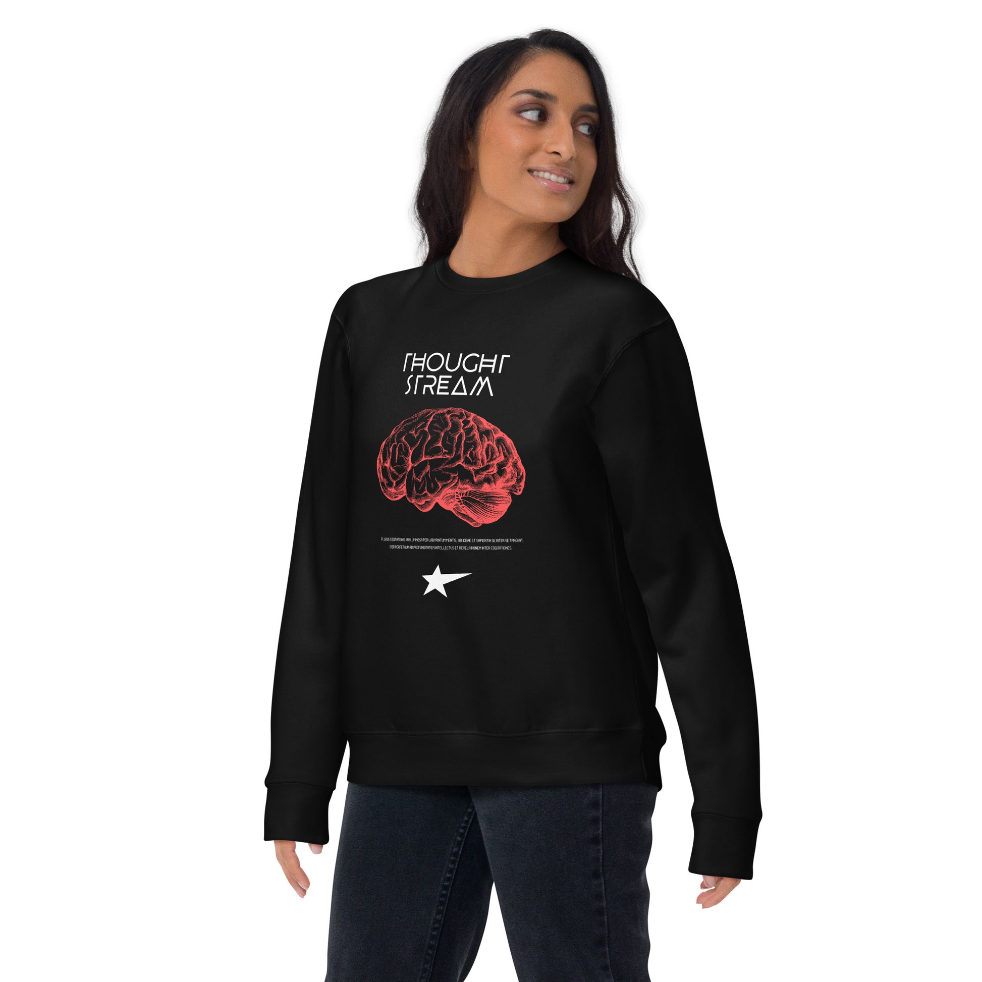 Thought Stream Unisex Fleece Sweatshirt - FLAKOUT