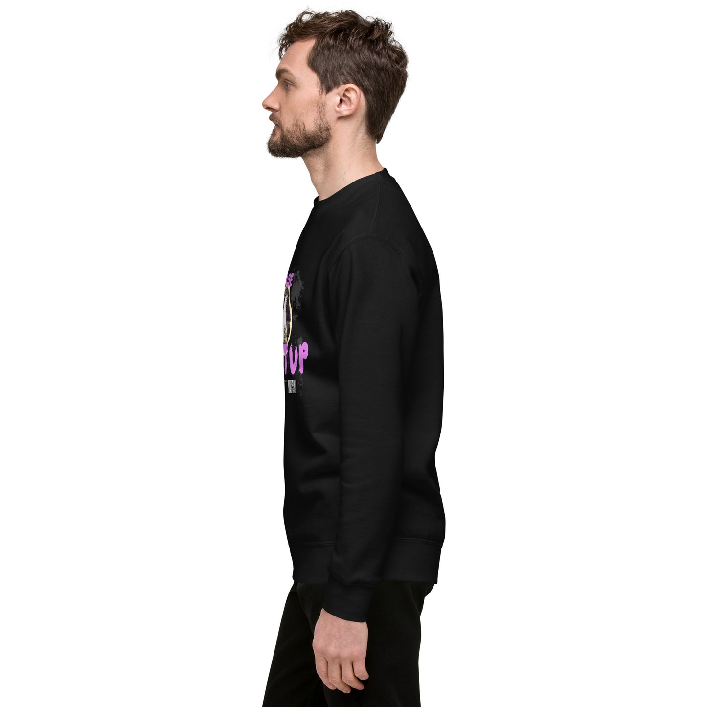 Please Shxt Up Unisex Fleece Sweatshirt - FLAKOUT