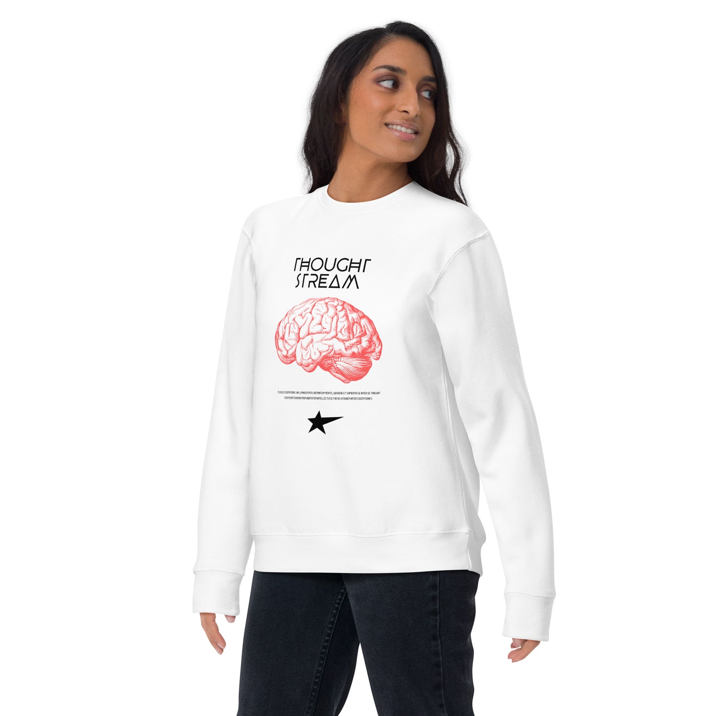 Thought Stream Unisex Fleece Sweatshirt - FLAKOUT