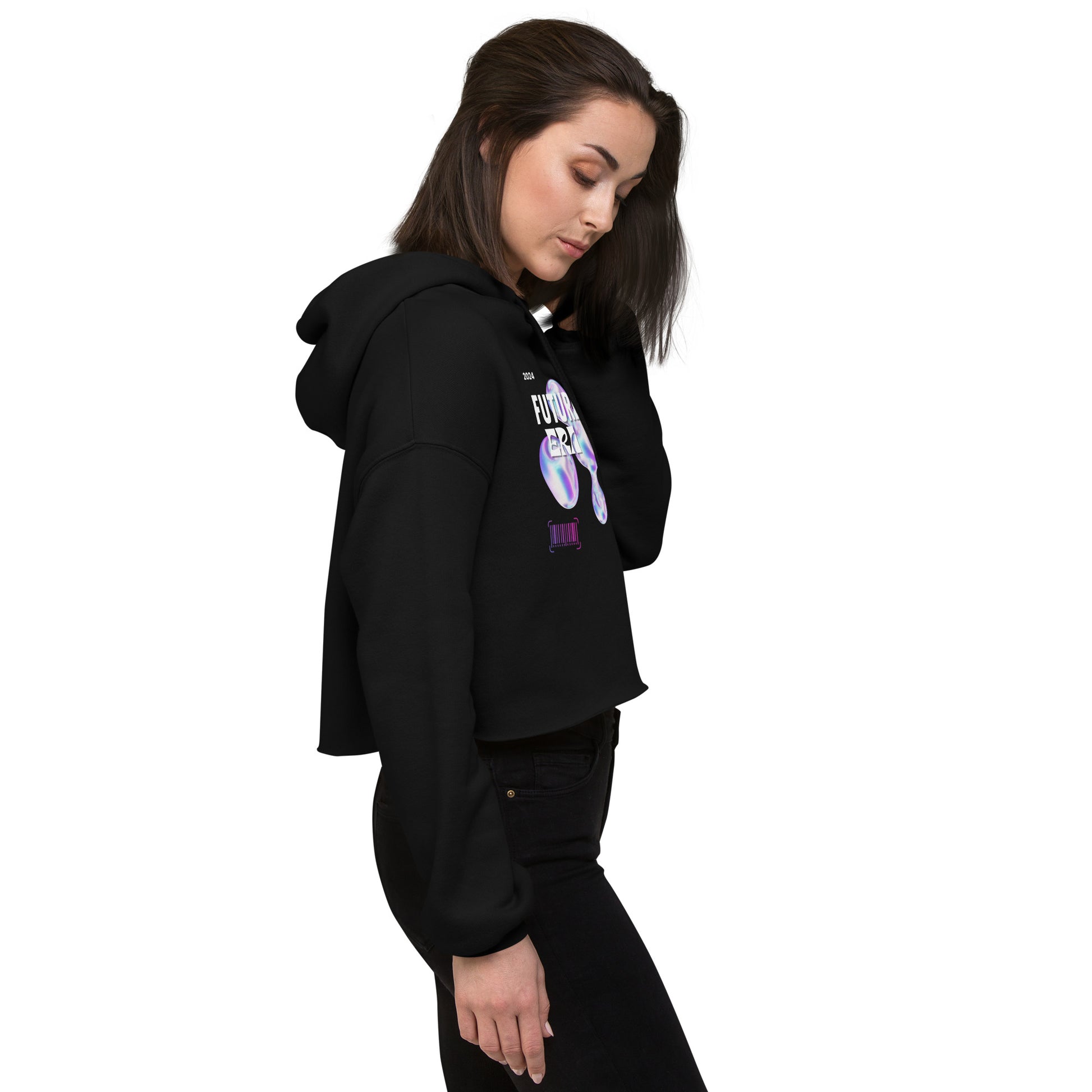 Futurewave Era Women's Crop Hoodie - FLAKOUT