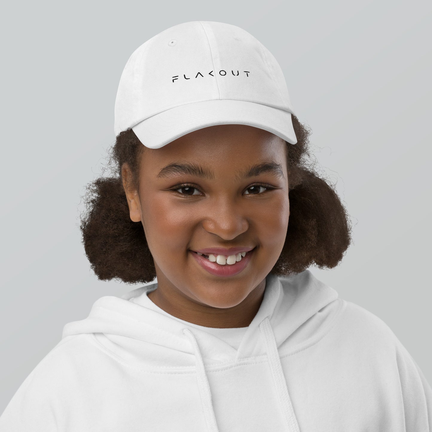 FLAKOUT Logo Embroidered Kid's Baseball Cap