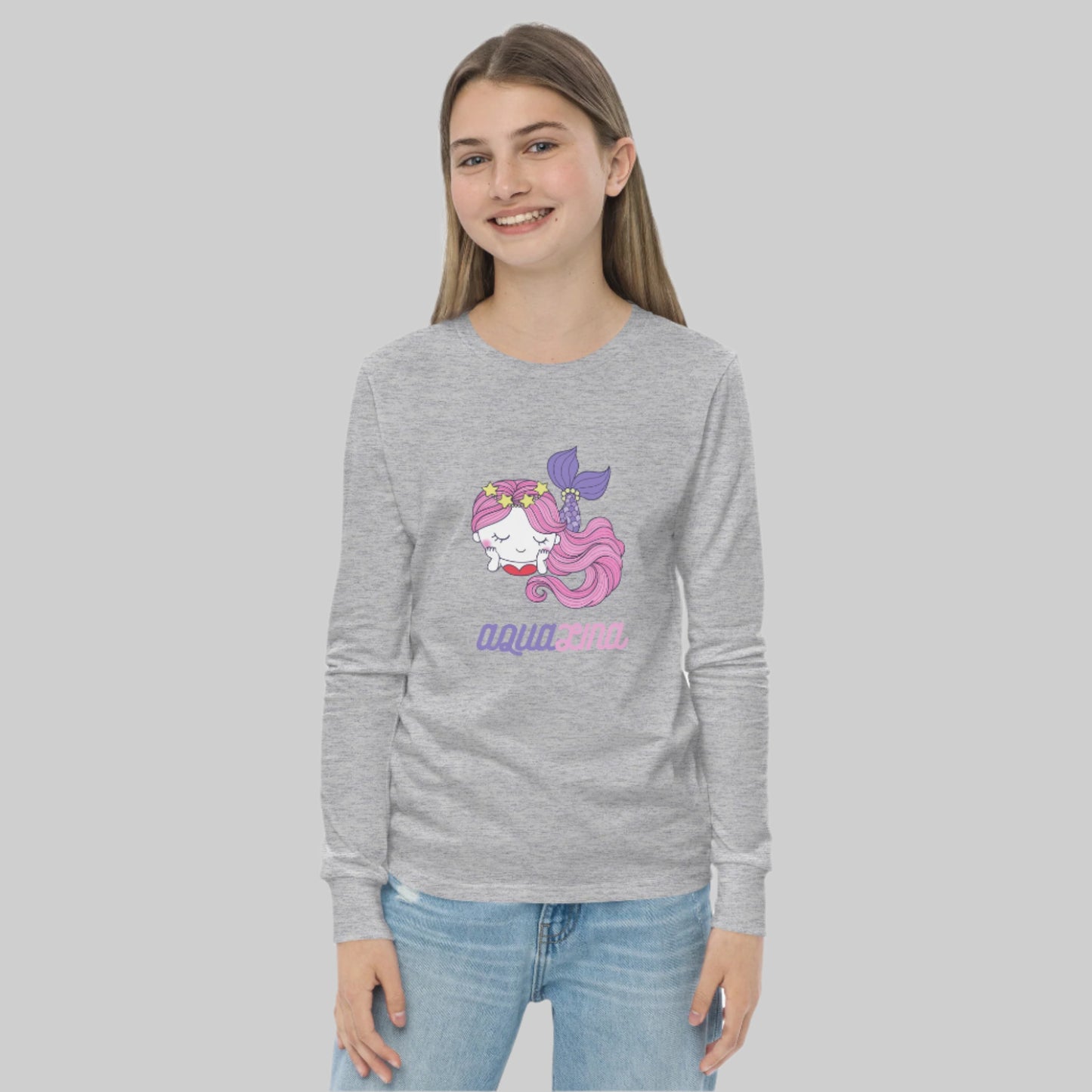 Aqualina Girl's Long Sleeve Tee - FLAKOUT