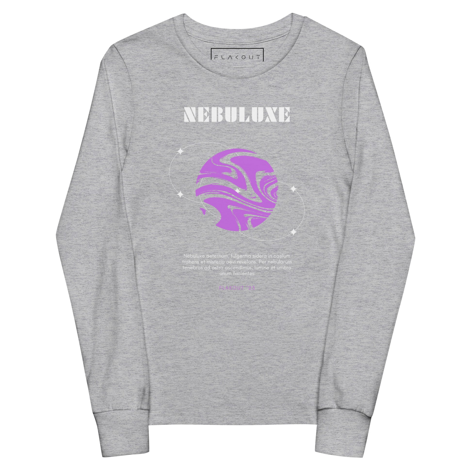 Nebuluxe Brilliance Kid's Long Sleeve Tee - FLAKOUT