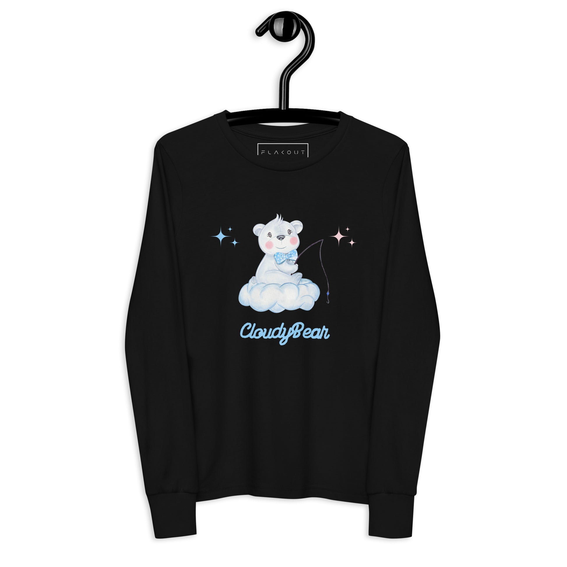 CloudyBear Girl's Long Sleeve Tee - FLAKOUT