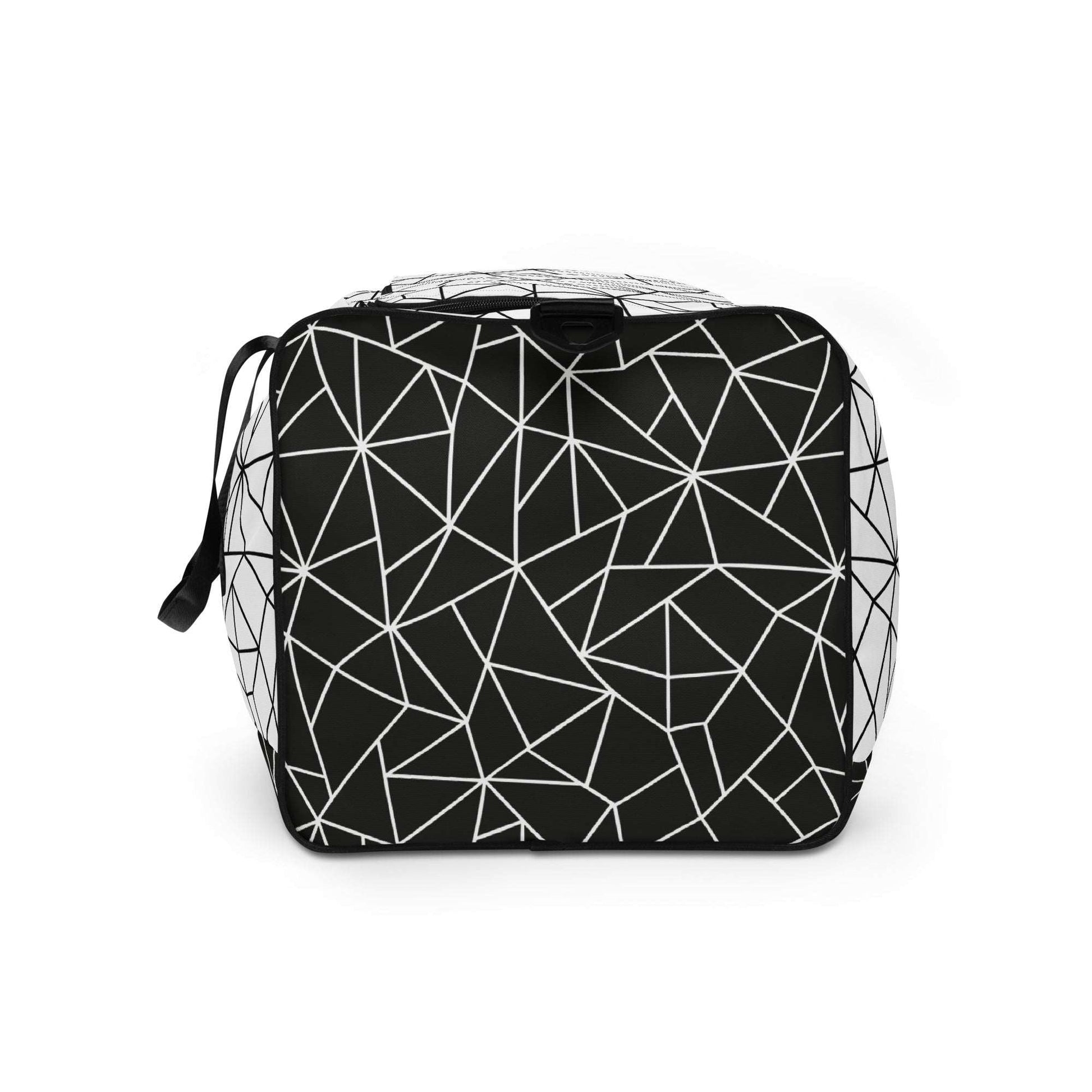 Angular Allure White Duffle Bag - FLAKOUT