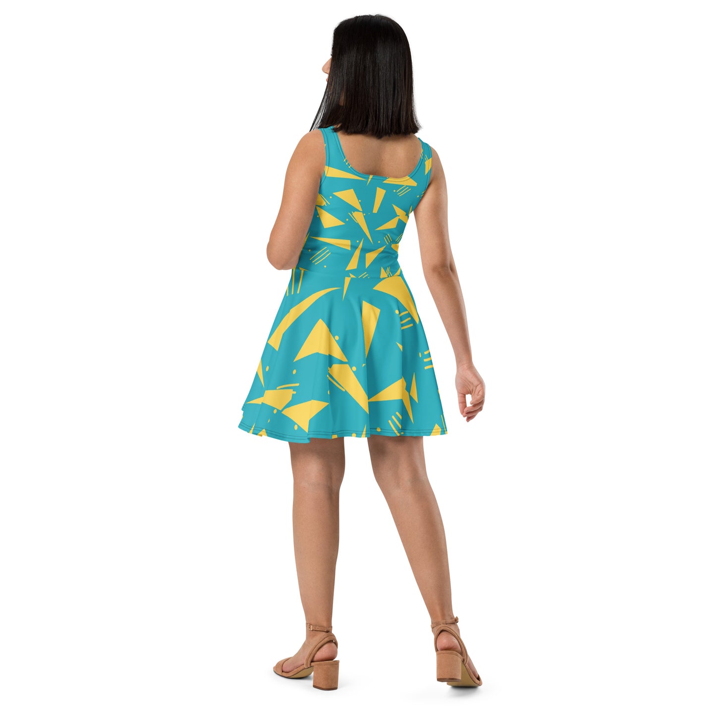 Women's Skater Dress Triangles - FLAKOUT